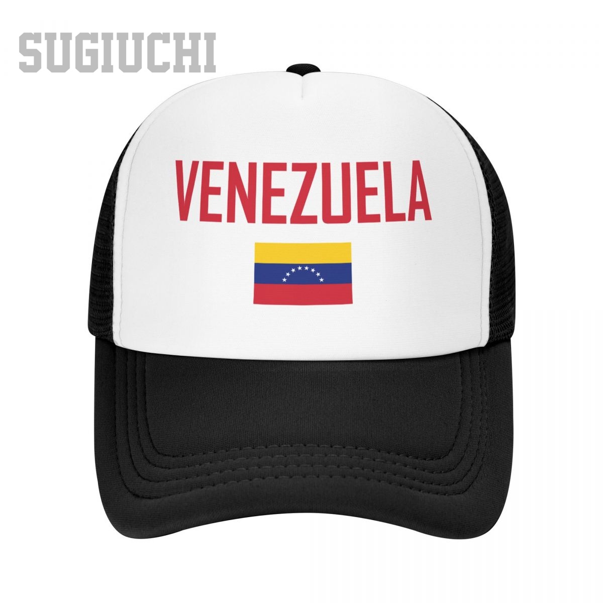 Trucker Cap Mesh - للجنسين قبعة شبكية قبعة VENEZUELA العلم