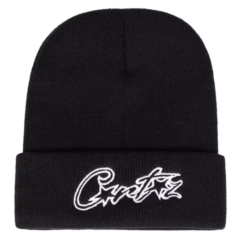 Beanie Cuffed Knit - قبعة بيني مطبوعة بحواف مطوية لعام
