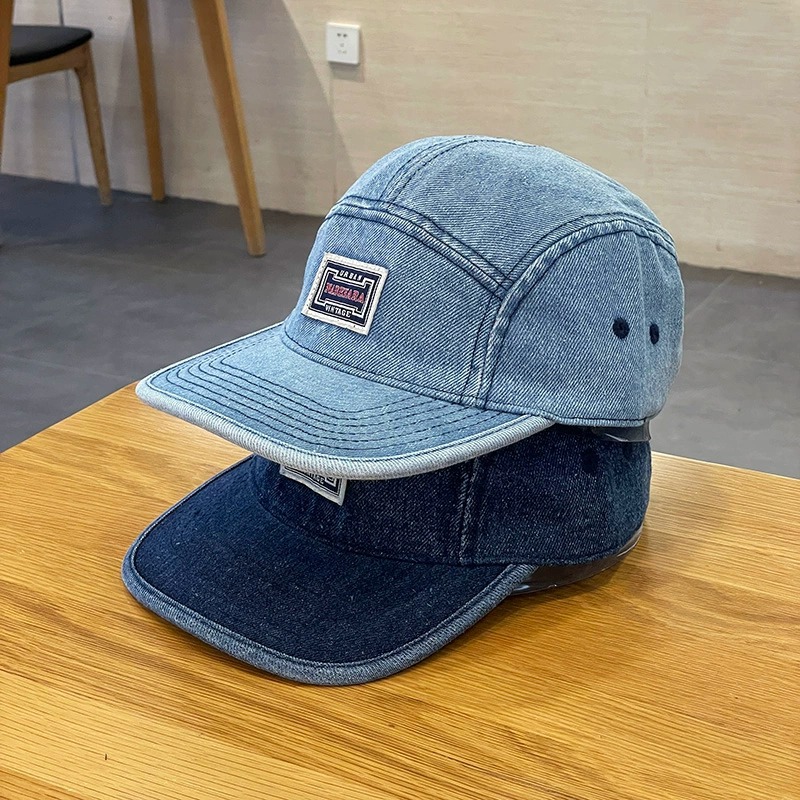 قبعات بيسبول دنيم بحافة مسطحة  - مراجعة Corduroy Cap 5 Panel وسعره