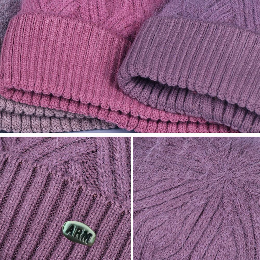 قبعة شتوية نسائية، مبطنة بالفر - مراجعة Beanie Cuffed Knit وسعره