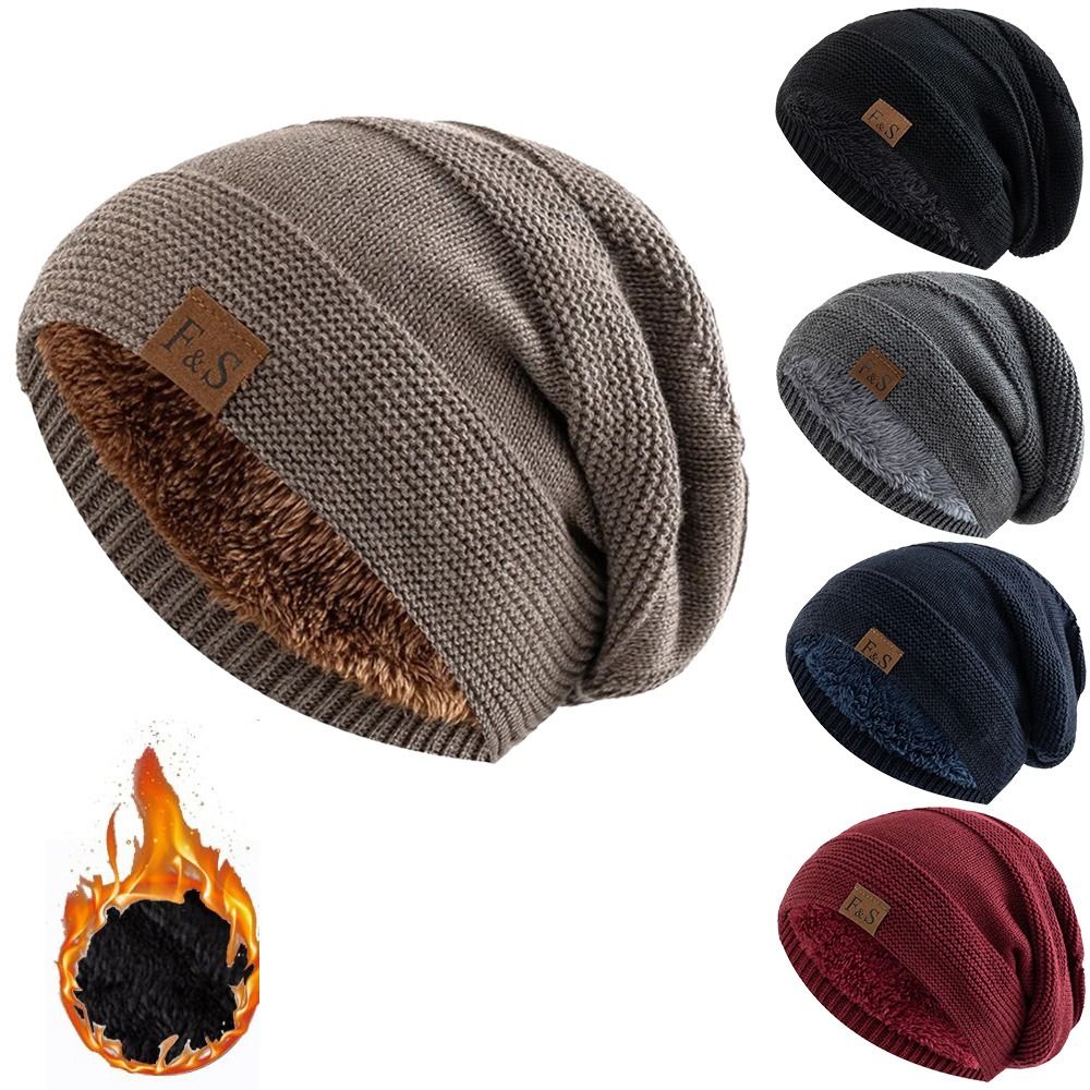 قبعة شتوية كاجوال مبطنة بالفرو - مراجعة Beanie Cuffed Knit وسعره