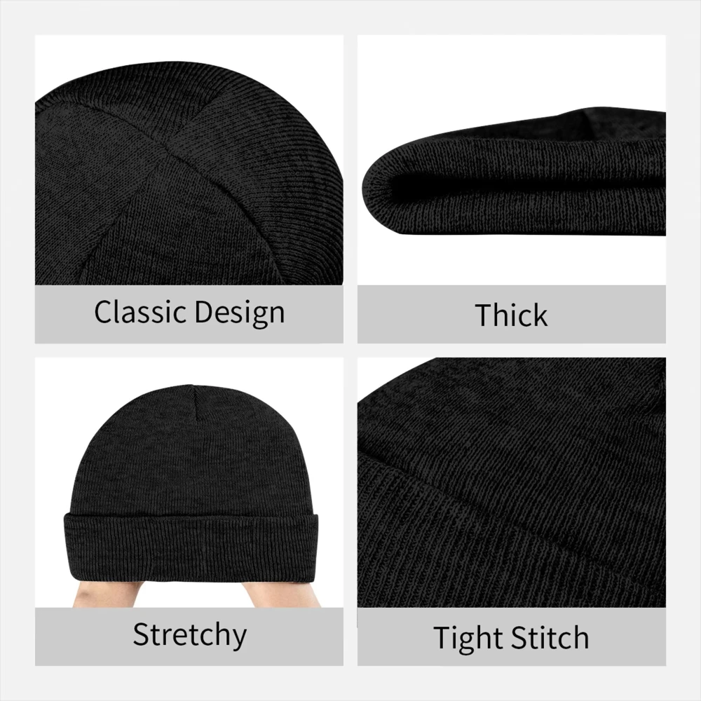 قبعة بيني مطبوعة بحواف مطوية ل - مراجعة Beanie Cuffed Knit وسعره
