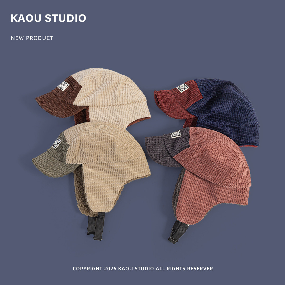 قبعة ترابر كورية من قماش الواف - مراجعة Corduroy Cap 5 Panel وسعره