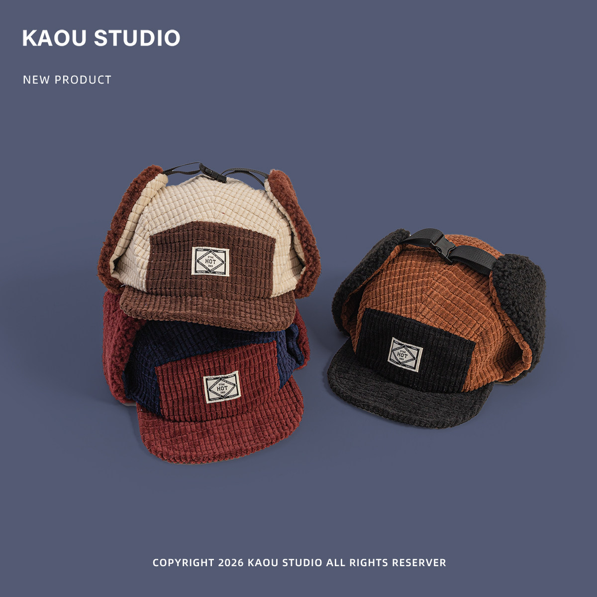 قبعة ترابر كورية من قماش الواف - مراجعة Corduroy Cap 5 Panel وسعره
