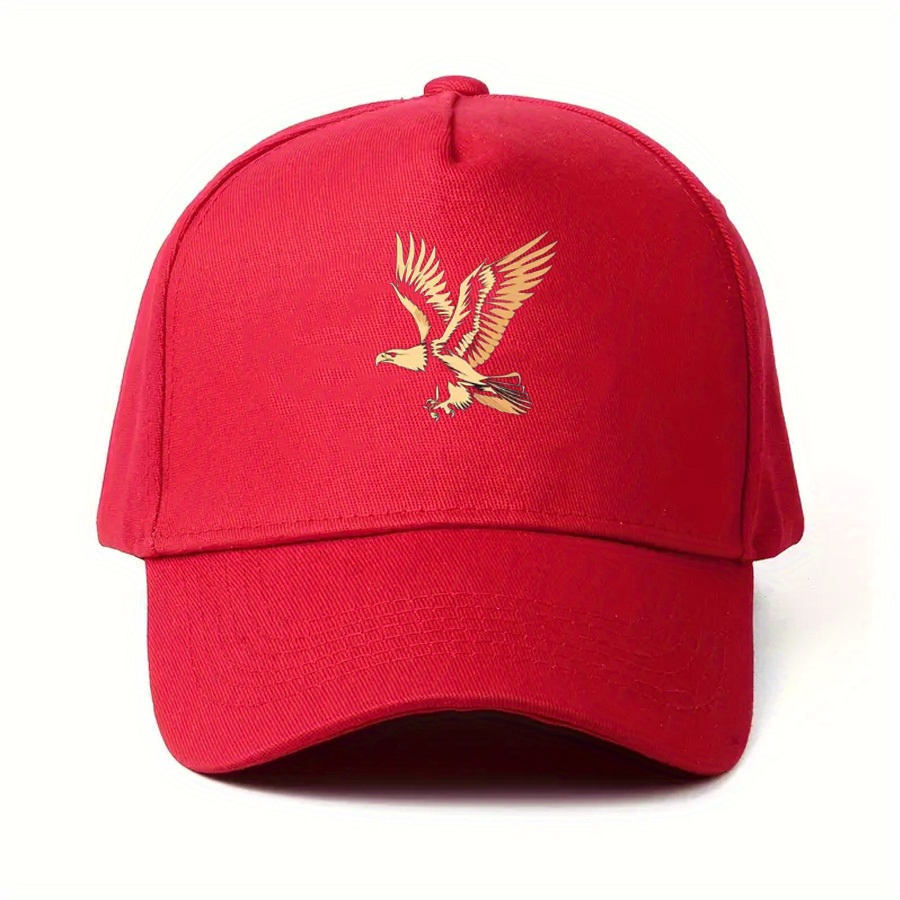 قبعة بيسبول عصرية بطبعة نسر، م - مراجعة Corduroy Cap 5 Panel وسعره
