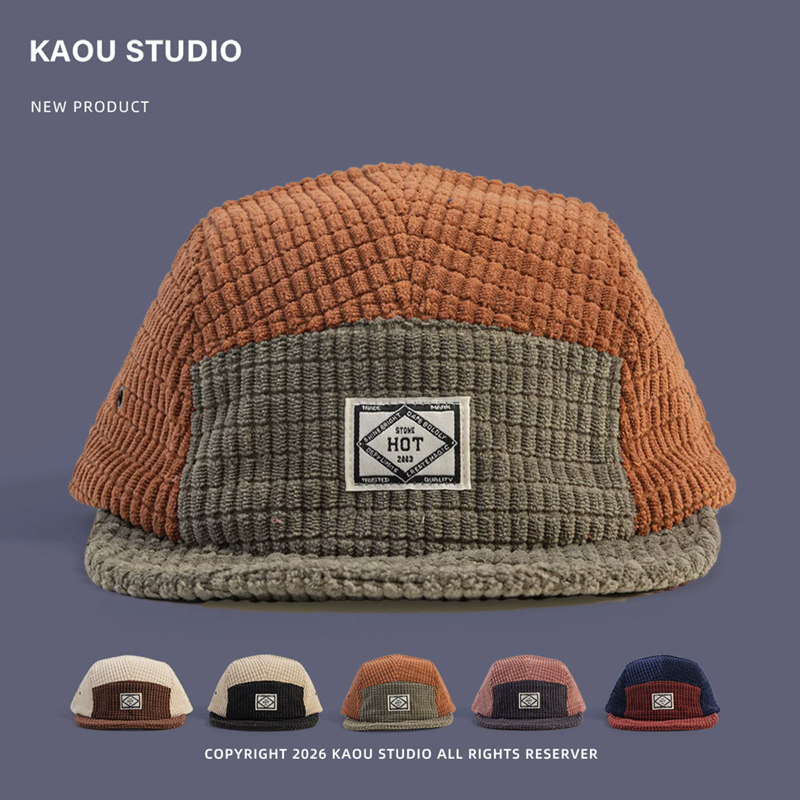 قبعات بيسبول رجالية ونسائية بت - مراجعة Corduroy Cap 5 Panel وسعره