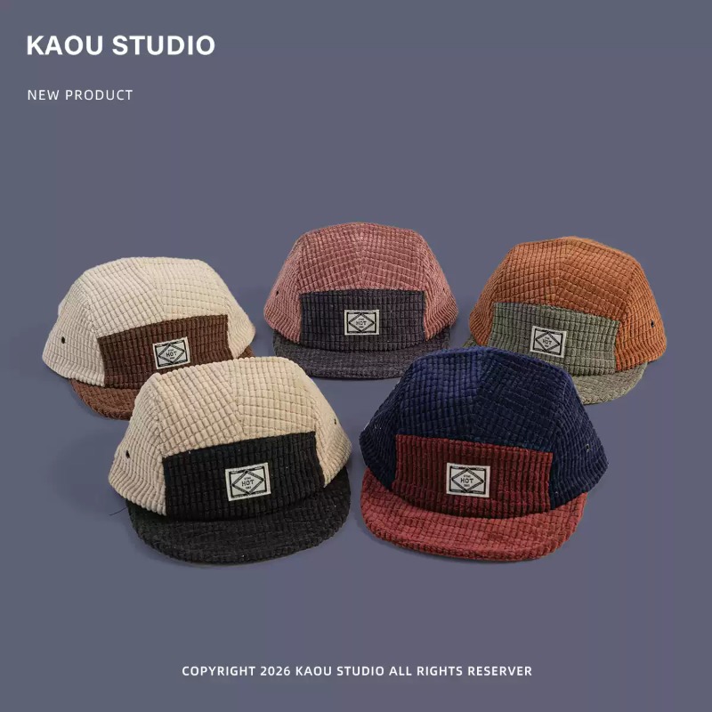 قبعات بيسبول رجالية ونسائية بت - مراجعة Corduroy Cap 5 Panel وسعره