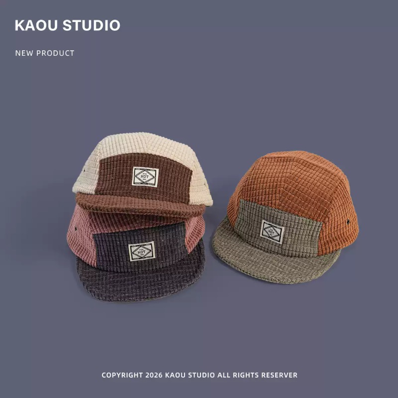 قبعات بيسبول رجالية ونسائية بت - مراجعة Corduroy Cap 5 Panel وسعره